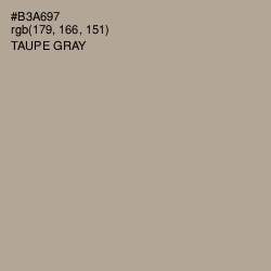 #B3A697 - Taupe Gray Color Image
